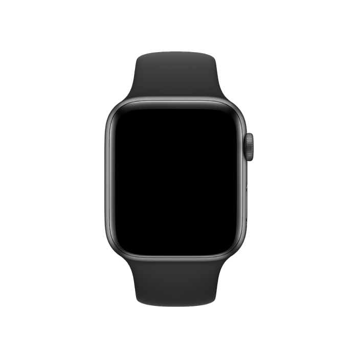 Спортивний ремінець для Apple Watch 42/44 мм - Black (copy)