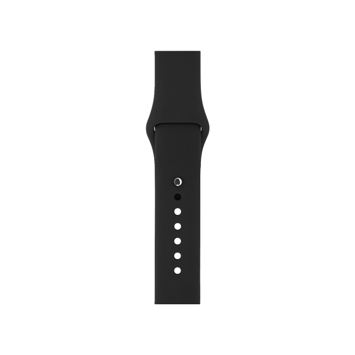 Спортивний ремінець для Apple Watch 42/44 мм - Black (copy)