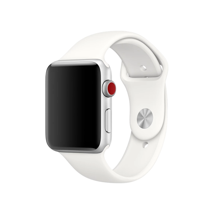 Спортивний ремінець для Apple Watch 38/40 мм - Soft White (copy)