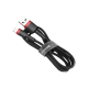 Кабель Baseus Cafule Lightning 2.4A (0.5m) (red/black)