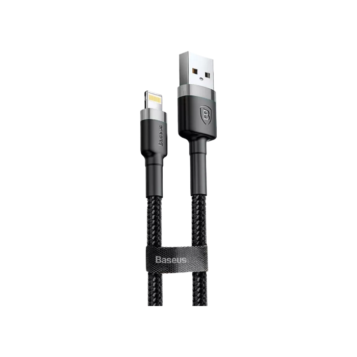 Кабель Baseus Cafule Lightning Cable 2A (3m) (gray/black)