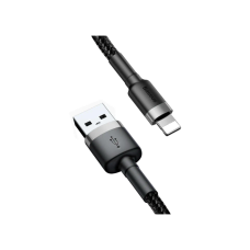 Кабель Baseus Cafule Lightning 1.5A (2m) (gray/black)