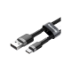 Кабель Baseus Cafule Type-C 3A (1m) (gray/black)