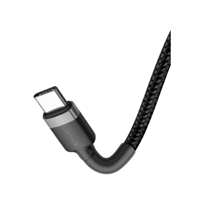 Кабель Baseus Cafule Type-C to Type-C PD 2.0 60W (1m) (gray/black)