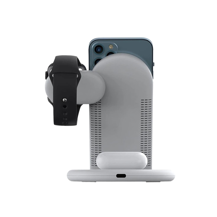 Док-станция WiWU Power Air 3 in 1 Wireless Charger White