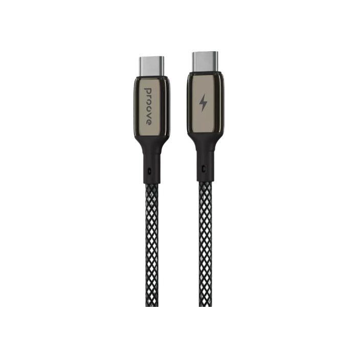 Кабель Proove Dense Metal Type-C to Type-C 60w (1m) (black)