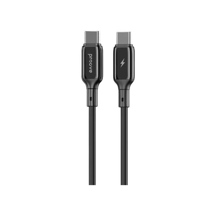 Кабель Proove Flex Metal Type-C to Type-C 60w (1m) (black)
