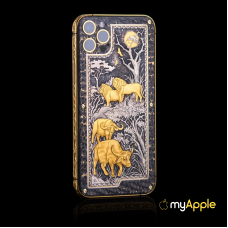 iPhone 16 Pro/iPhone 16 Pro Max Jungle Hunting Solid Gold Edition