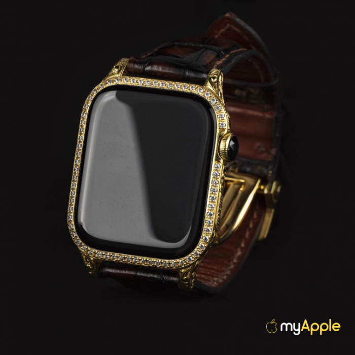 Apple Watch Series 10 47mm Luxior Diamond Edition (Gold 24K)