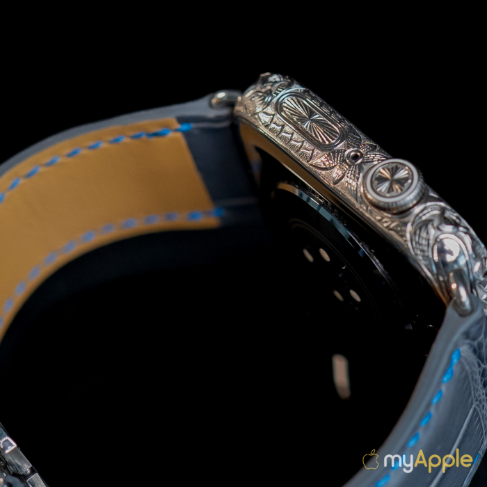 Часи Monarch Counsel Platinum Apple Watch 10 (41mm/45mm)