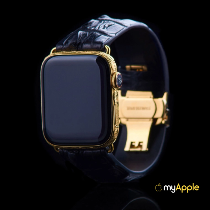Apple Watch Series 10 41mm/45mm Gold Spikes Skull Edition