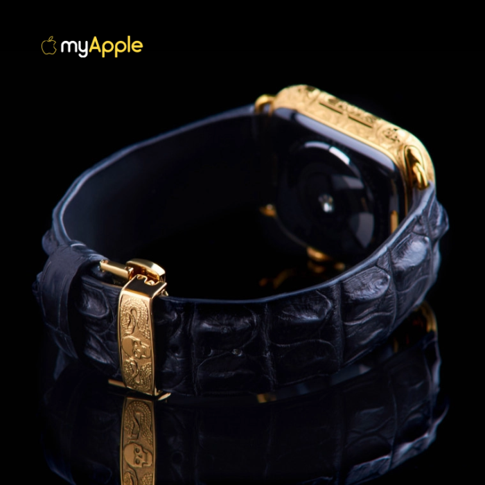 Годинник Apple Watch Series 10 41mm/45mm Gold Spikes Skull Edition