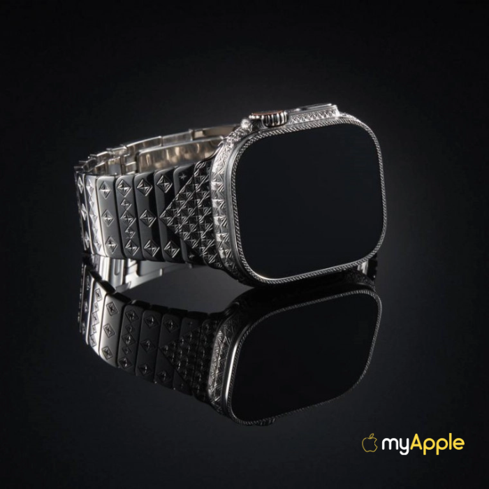 Apple Watch Ultra 2 49mm Diplomat Bracelet Platinum Edition