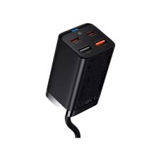 Зарядний пристрій Baseus GaN3 Pro 65W (2 Type-C + 2 USB) + Кабель Type-C to Type-C (1m)