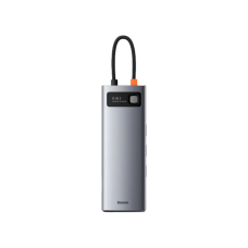 USB-Хаб Baseus Metal Gleam Series 9-in-1 Type-C Gray