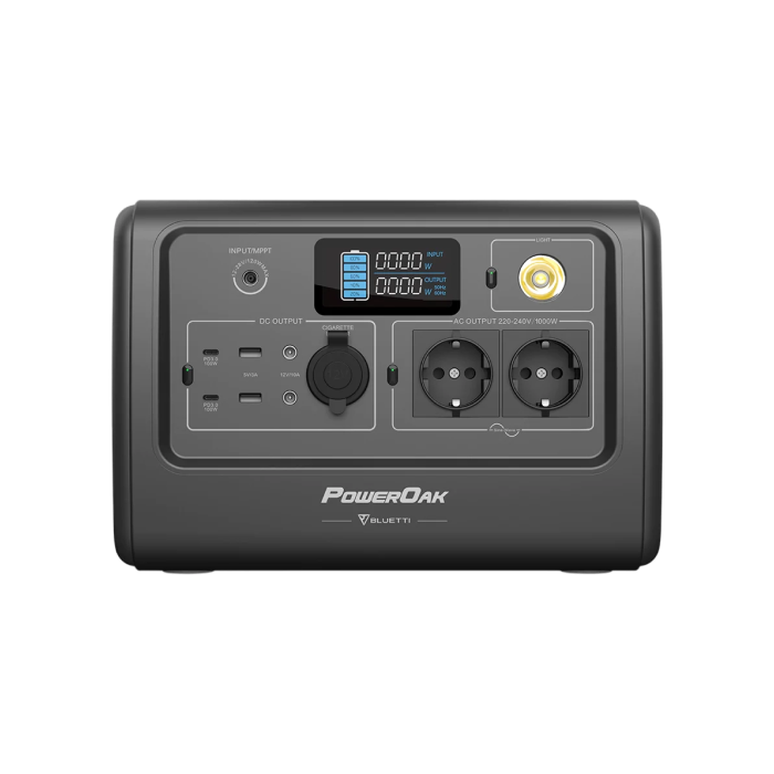 Зарядна станція BLUETTI PowerOak EB70 Portable Power Station 1000W 716Wh (PB930692) (EU)