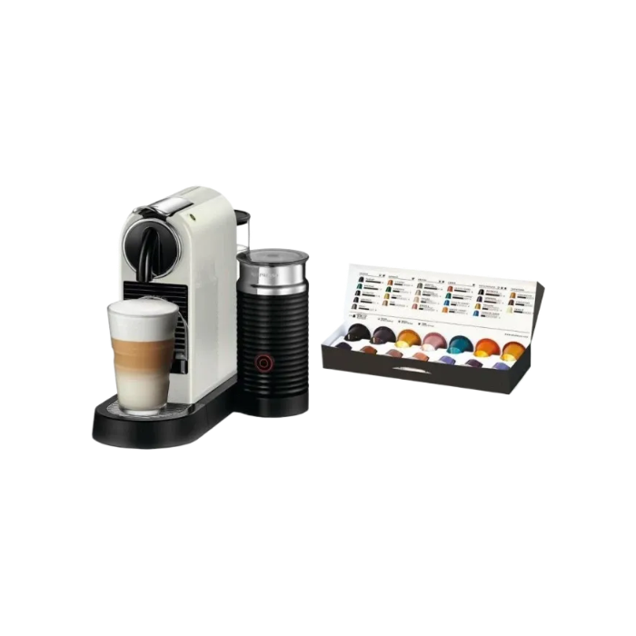 Капсульная кофеварка эспрессо Delonghi Nespresso Citiz & Milk EN 267.WAE