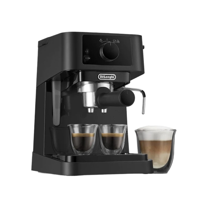 Рожковая кофеварка эспрессо Delonghi EC 235.BK