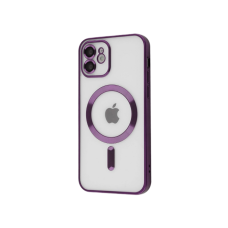 Чохол Metal Matte Case with Magnetic Ring iPhone 12 (deep purple)