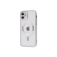 Чохол Metal Matte Case with Magnetic Ring iPhone 12 (silver)