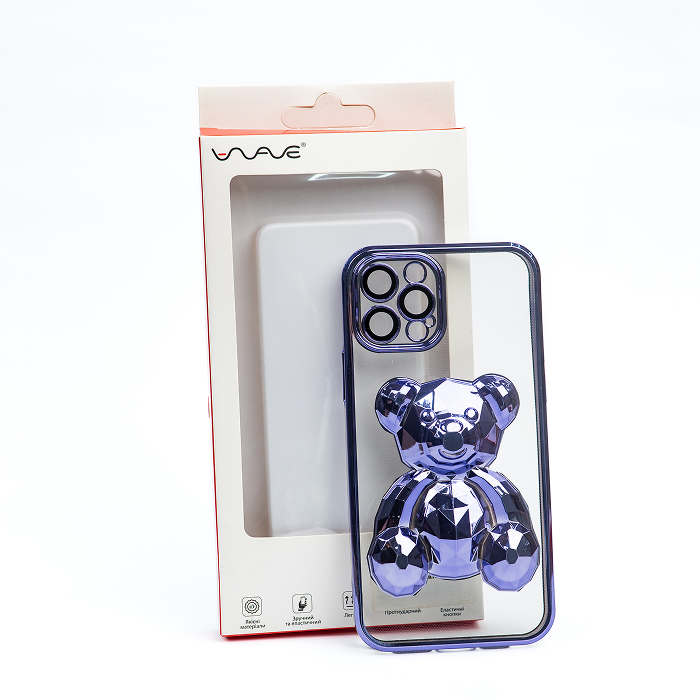 Чохол Apple iPhone 12 Pro WAVE Perfomance Bear Deep Purple