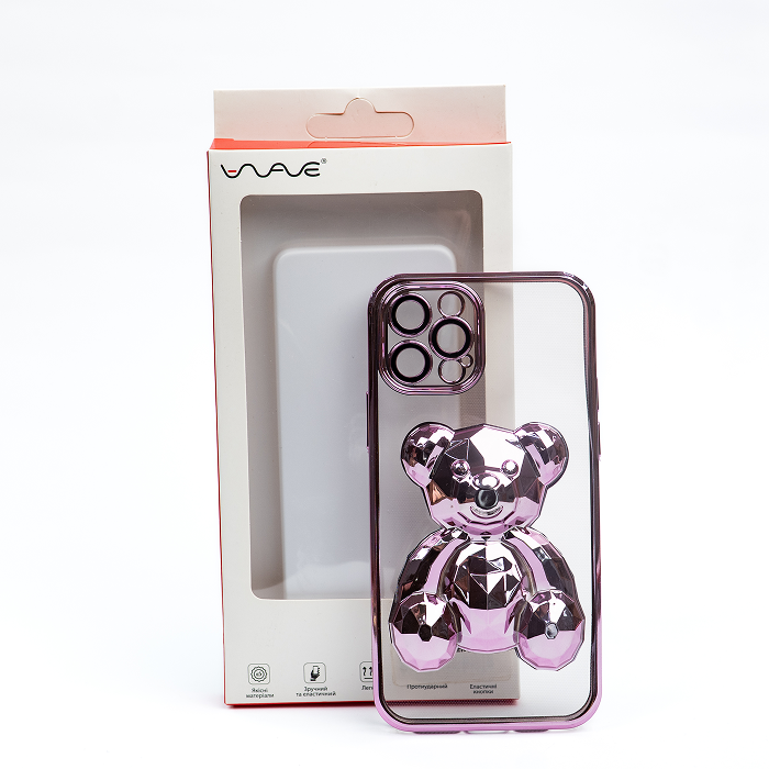 Чохол Apple iPhone 12 Pro WAVE Perfomance Bear Rose Gold