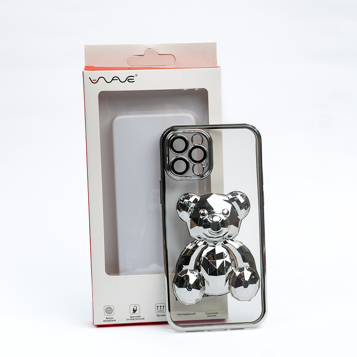 Чохол Apple iPhone 12 Pro WAVE Perfomance Bear Silver