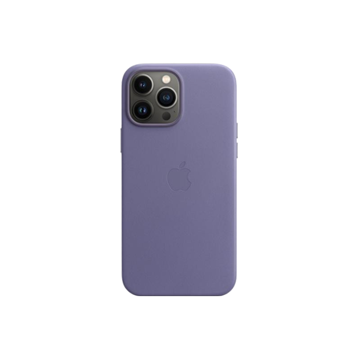 Чохол Apple iPhone 13 PRO Max Leather Case MagSafe Lavander