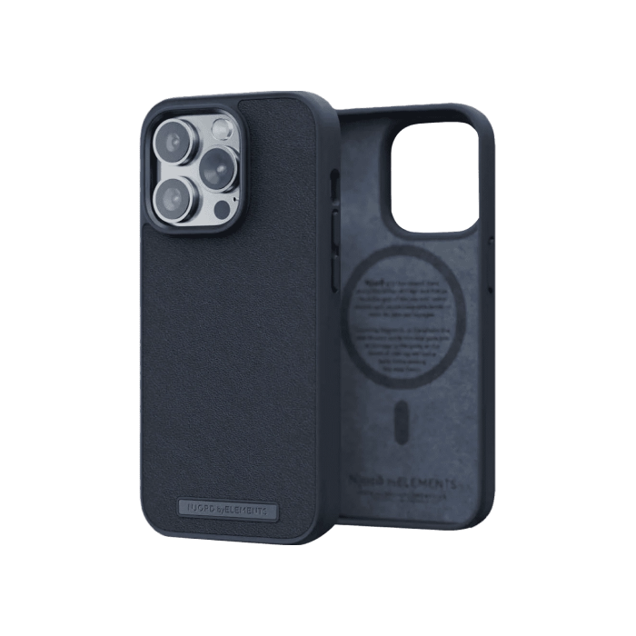 Чохол Njord Genuine Leather MagSafe Case for iPhone 14 Pro Max - Black