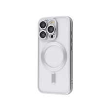 Чохол Metal Matte Case with Magnetic Ring iPhone 15 Pro Max (white titanium)