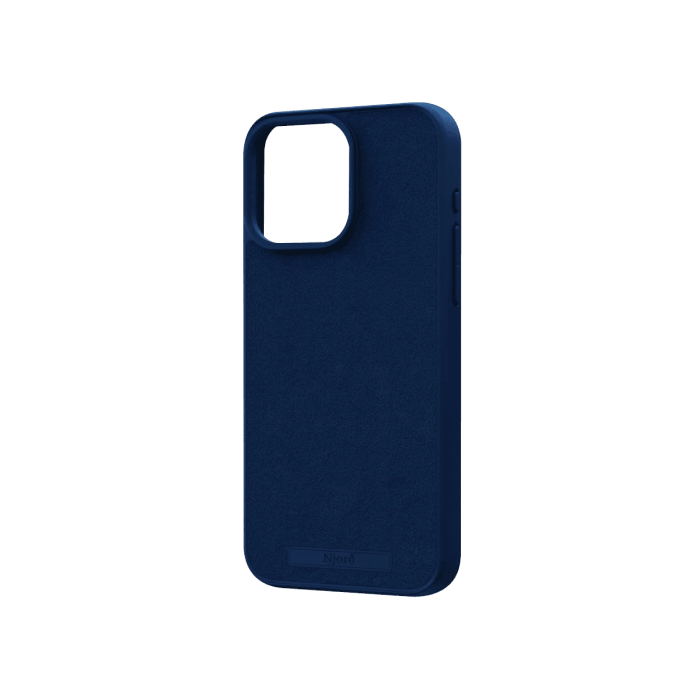 Чохол Njord Suede MagSafe Case for iPhone 15 Pro - Navy Blue