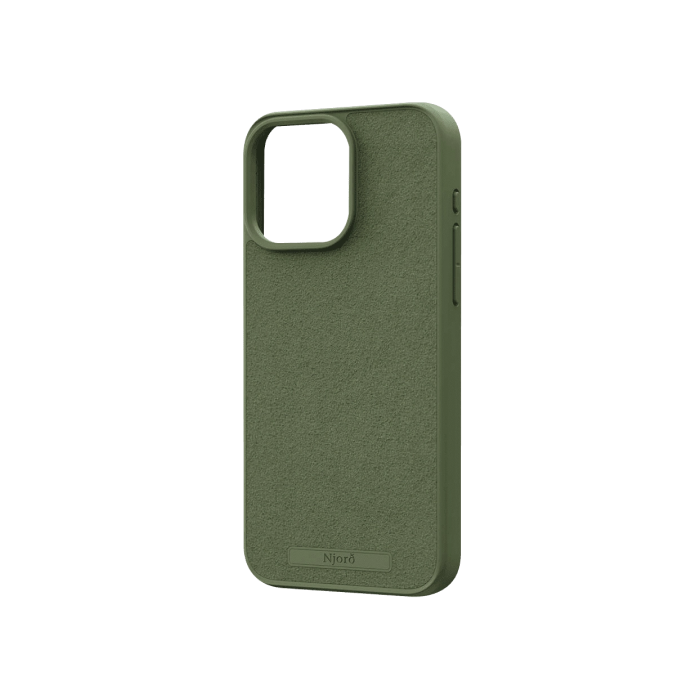 Чохол Njord Suede MagSafe Case for iPhone 15 Pro - Olive (NA53SU06)