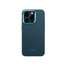 Чохол Pitaka MagEZ Case Pro 4 Twill 1500D for iPhone 15 Pro Max - Black/Blue