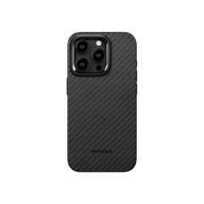 Чохол Pitaka MagEZ Case 4 Twill 600D for iPhone 15 Pro - Black/Grey