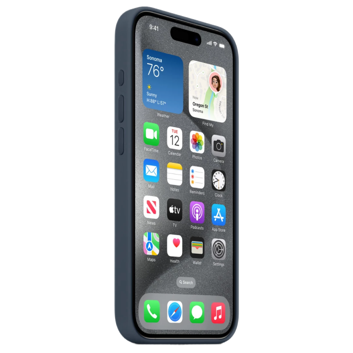 Чохол Apple iPhone 15 Pro Silicone Case with MagSafe - Storm Blue