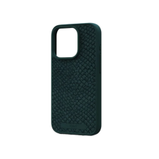 Чохол Njord Salmon Leather MagSafe Case for iPhone 15 Pro Max - Dark Green