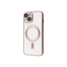 Чохол Metal Matte Case with Magnetic Ring iPhone 15 (yellow)