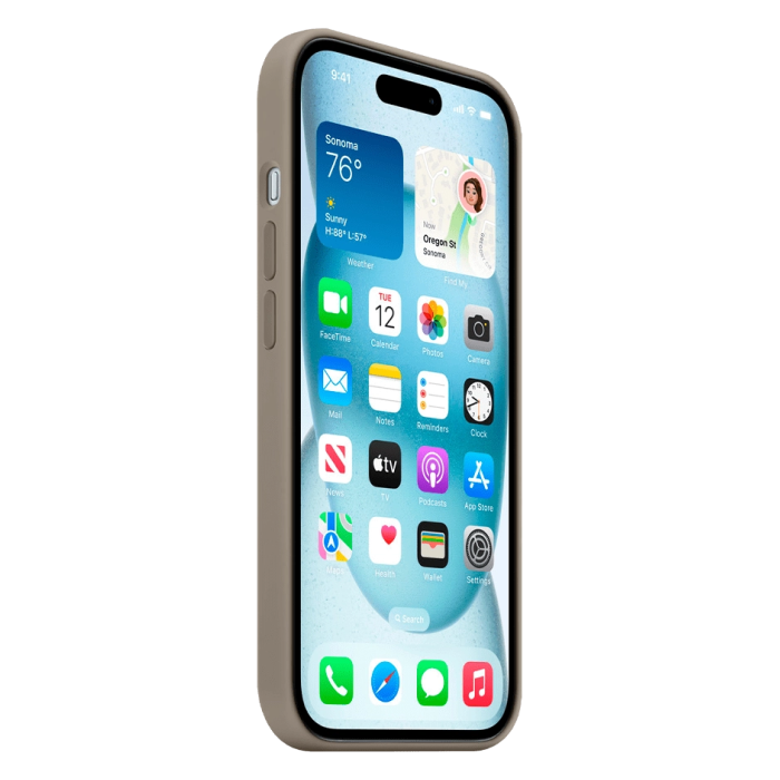 Чохол Apple iPhone 15 Silicone Case with MagSafe - Clay