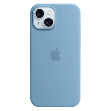 Чохол Apple iPhone 15 Silicone Case with MagSafe - Winter Blue (MT0Y3)