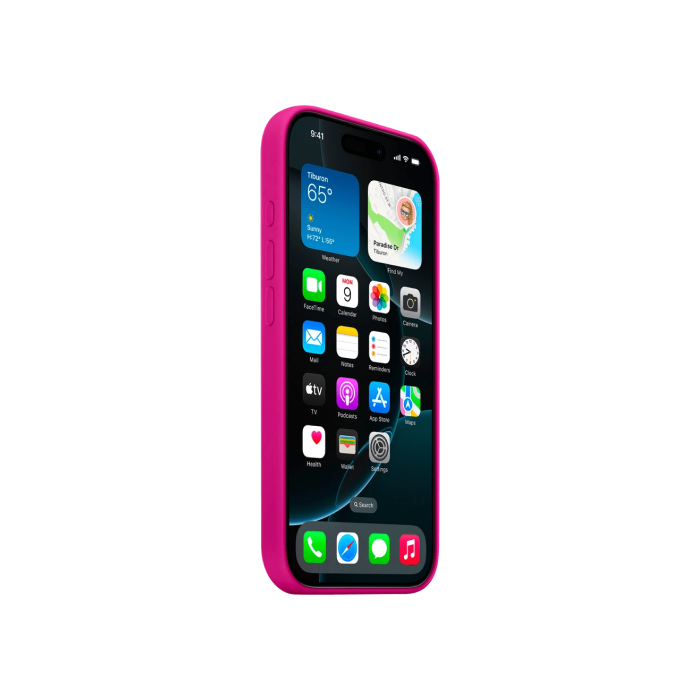 Чохол Apple iPhone 16 Pro Silicone Case with MagSafe - Fuchsia