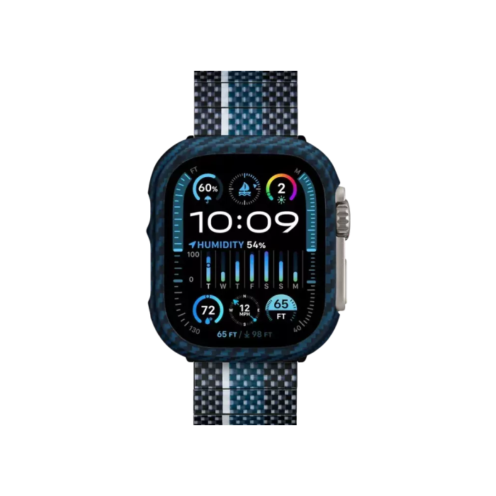 Чохол Pitaka Air Case Black/Blue for Apple Watch 9/8/7 45mm