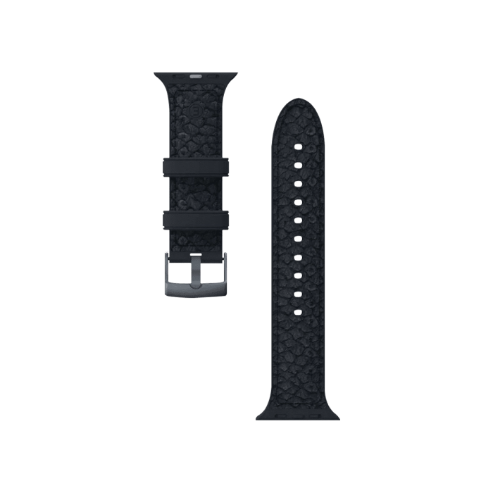 Ремінець Njord Salmon Leather Strap for Apple Watch 40/41mm - Dark Grey