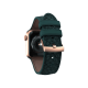 Ремінець Njord Salmon Leather Strap for Apple Watch 45mm/44mm - Dark Green