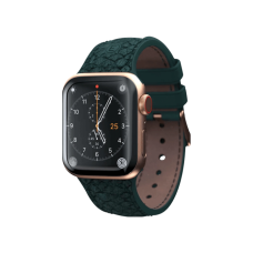 Ремінець Njord Salmon Leather Strap for Apple Watch 45mm/44mm - Dark Green