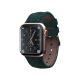 Ремінець Njord Salmon Leather Strap for Apple Watch 45mm/44mm - Dark Green
