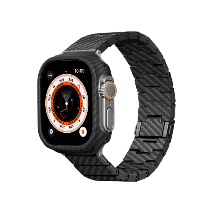 Ремінець Pitaka Carbon Fiber Watch Band Modern Black/Grey for Apple Watch 49/45/44mm