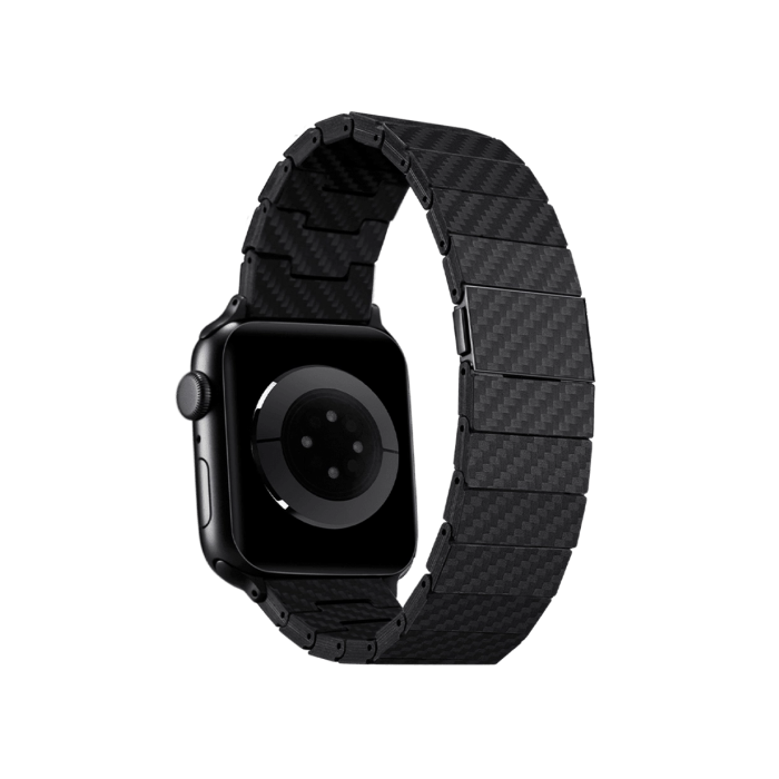 Ремінець Pitaka Carbon Fiber Watch Band Retro Black/Grey for Apple Watch 49/45/44mm