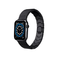 Ремінець Pitaka Carbon Fiber Watch Band Retro Black/Grey for Apple Watch 49/45/44mm