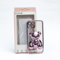 Чохол Apple iPhone 13 WAVE Perfomance Bear Rose Gold