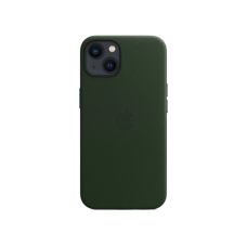 Чохол Apple iPhone 13 Leather Case MagSafe (Dark Green) 